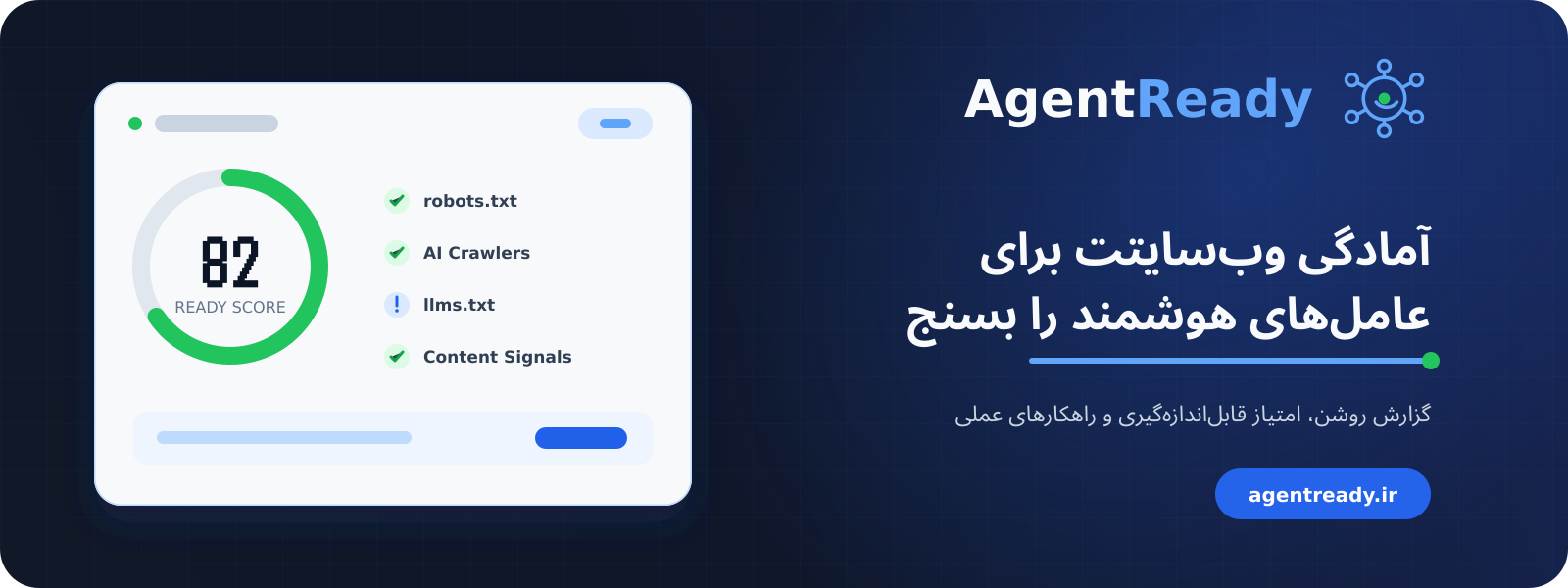 تصویر معرفی AgentReady