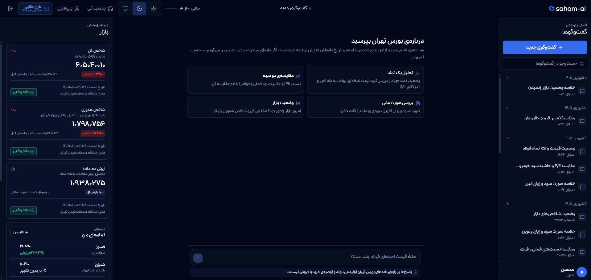 تصویر 2 از Saham-AI